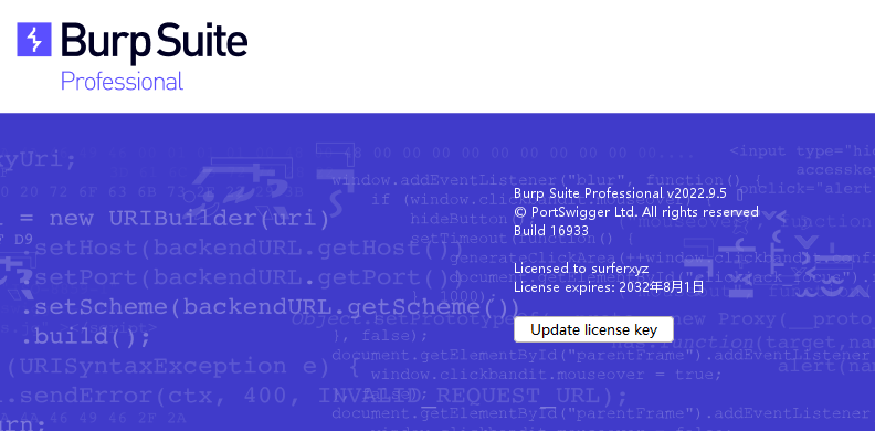 BurpSuite2022.9.5专业破解版下载-蚂蚁安全