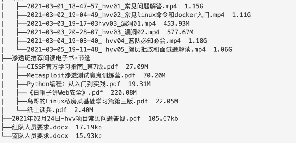 拼客学院 hvv行动集训录播课（2021）-蚂蚁安全