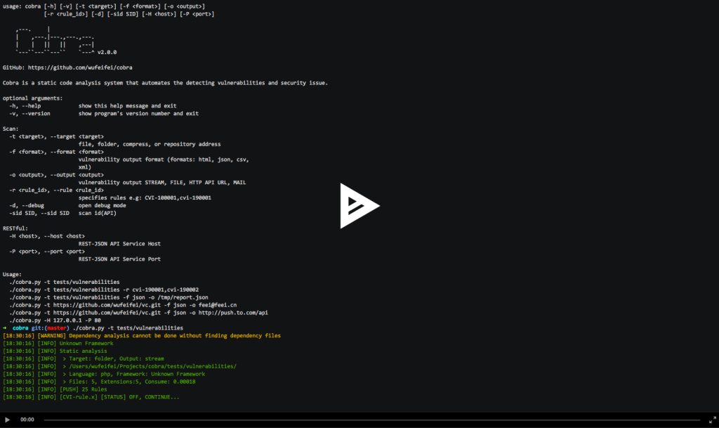 图片[1]-Cobra 源代码安全审计工具-蚂蚁安全